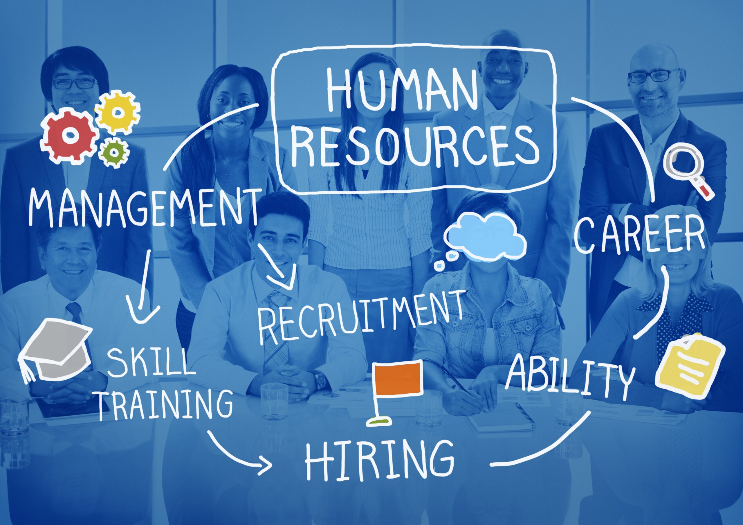 Human Resource Hiring Recruiter Select Career Concept